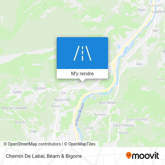 Chemin De Labaï plan