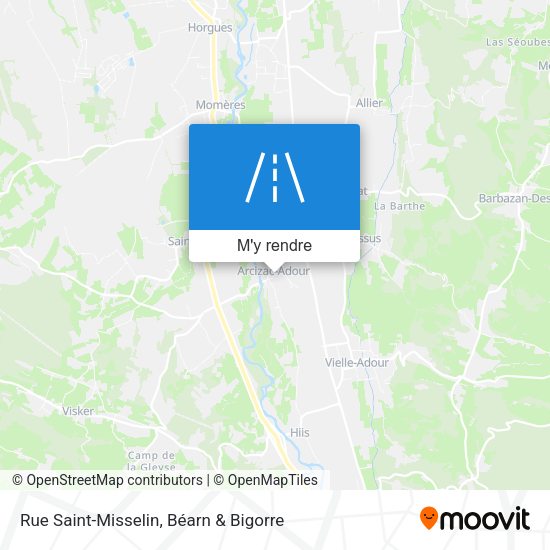Rue Saint-Misselin plan