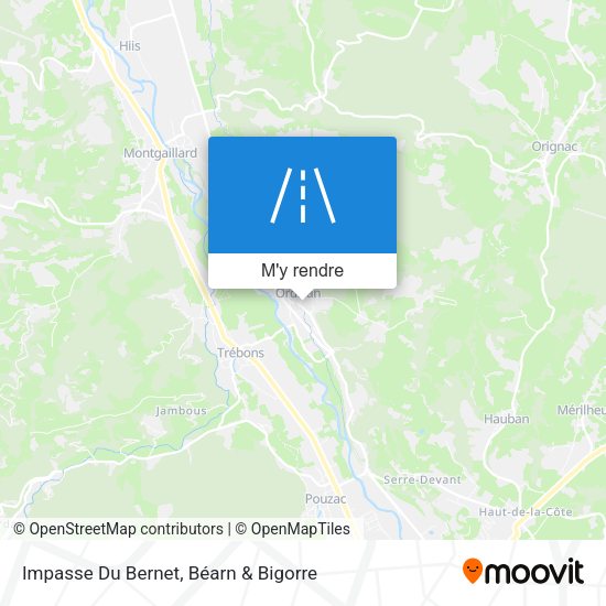 Impasse Du Bernet plan