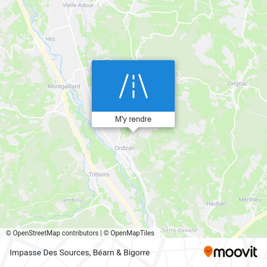 Impasse Des Sources plan
