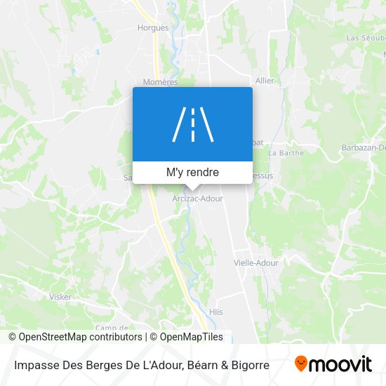Impasse Des Berges De L'Adour plan