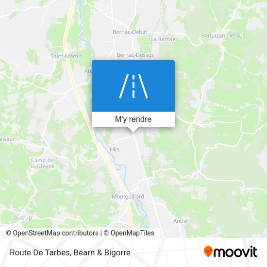 Route De Tarbes plan