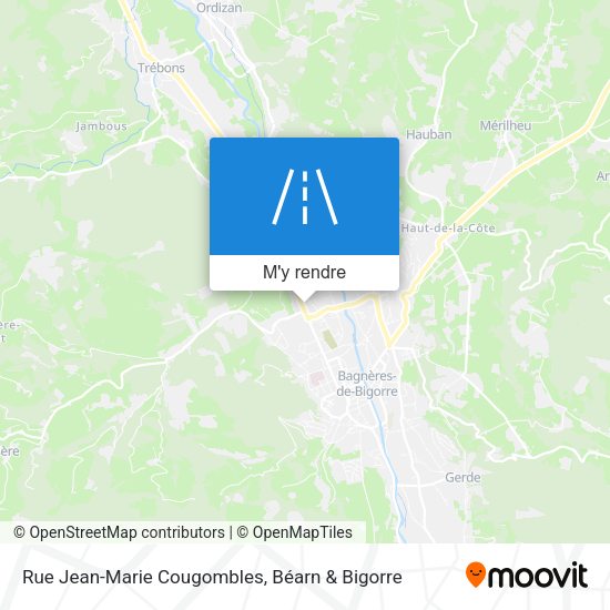 Rue Jean-Marie Cougombles plan
