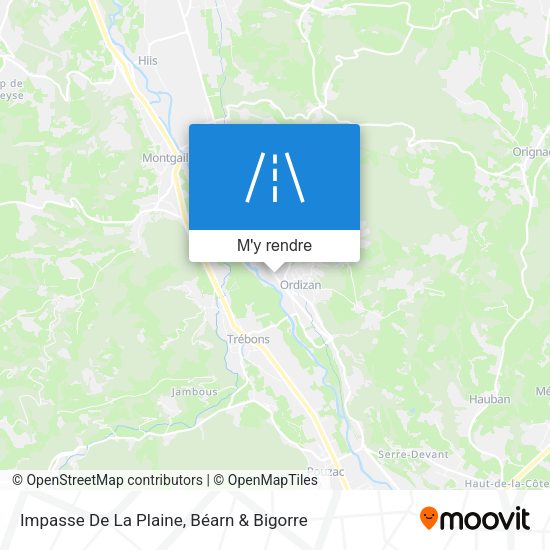 Impasse De La Plaine plan