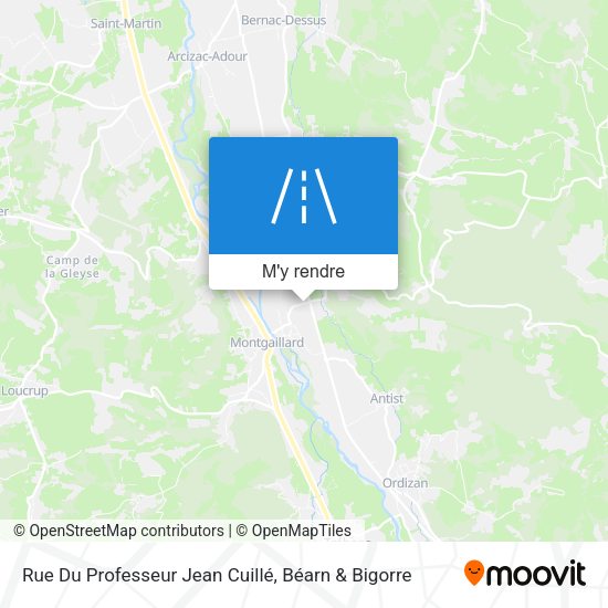 Rue Du Professeur Jean Cuillé plan