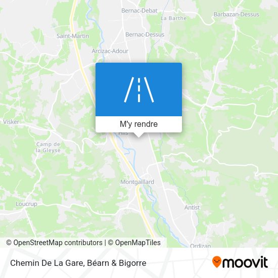 Chemin De La Gare plan