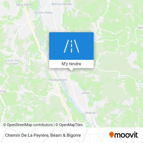 Chemin De La Peyrère plan