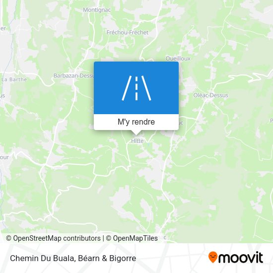Chemin Du Buala plan