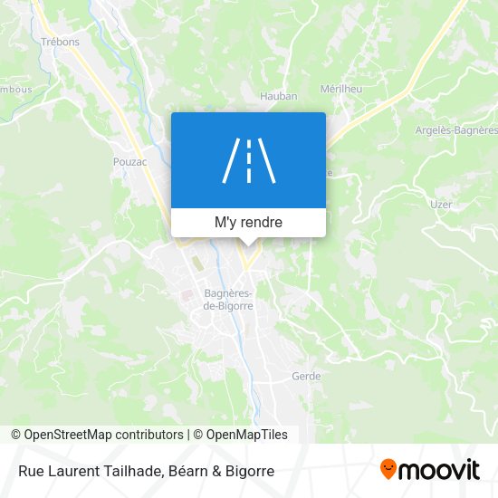 Rue Laurent Tailhade plan