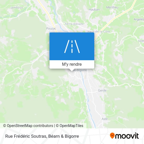 Rue Frédéric Soutras plan