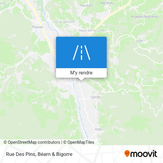 Rue Des Pins plan