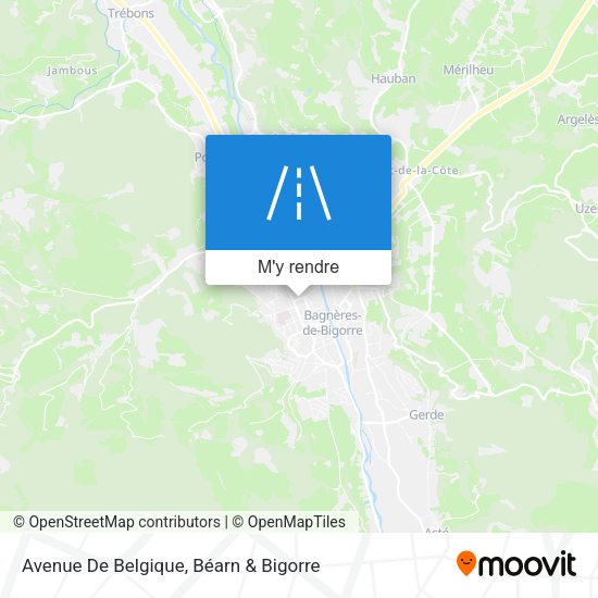 Avenue De Belgique plan