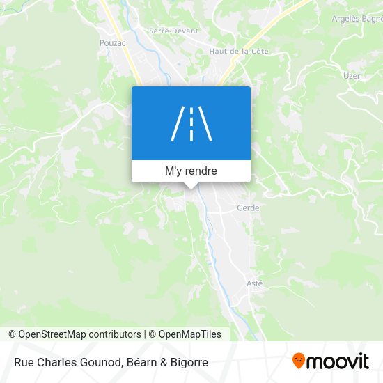 Rue Charles Gounod plan