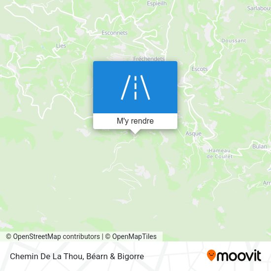 Chemin De La Thou plan