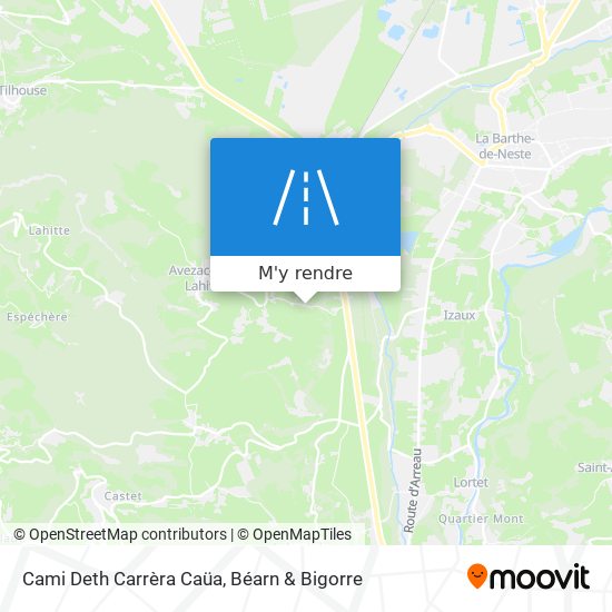 Cami Deth Carrèra Caüa plan