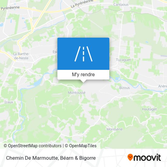 Chemin De Marmoutte plan