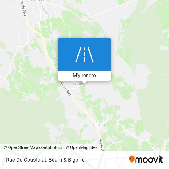 Rue Du Coustalat plan