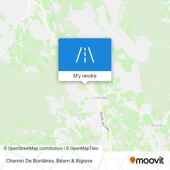 Chemin De Bordères plan
