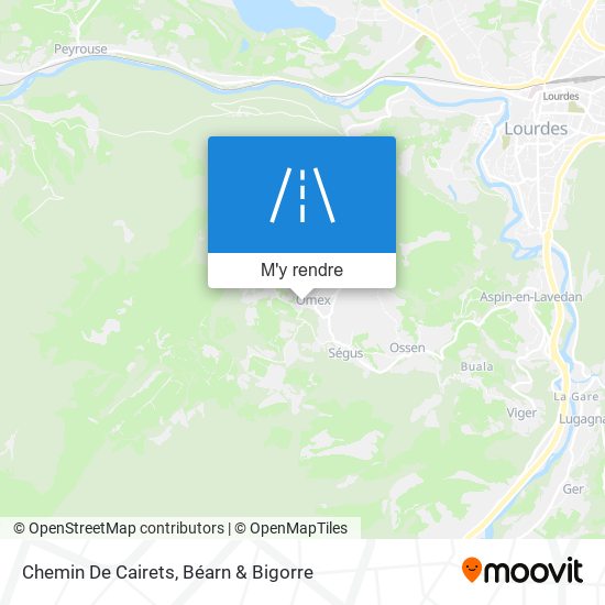 Chemin De Cairets plan