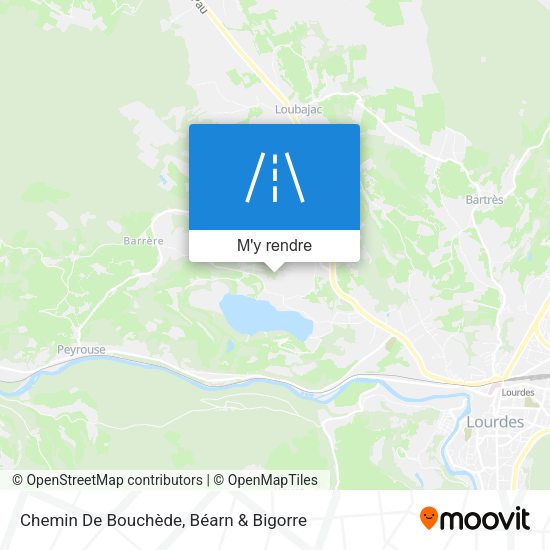 Chemin De Bouchède plan