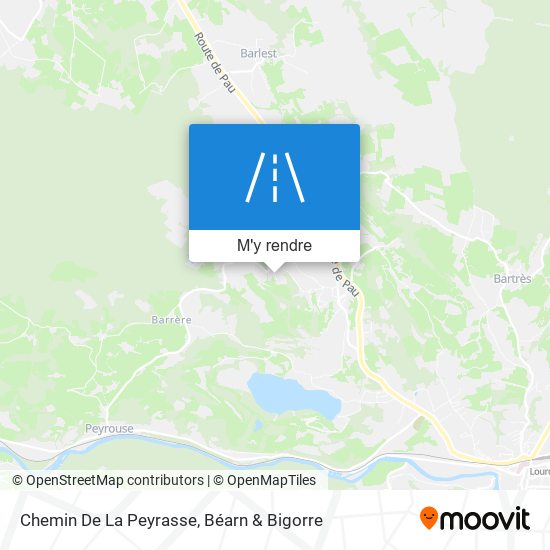 Chemin De La Peyrasse plan