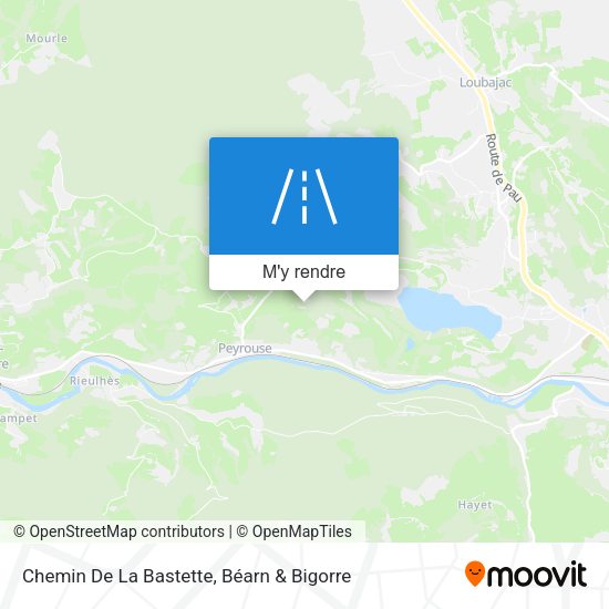 Chemin De La Bastette plan