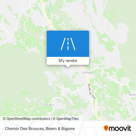 Chemin Des Broucas plan