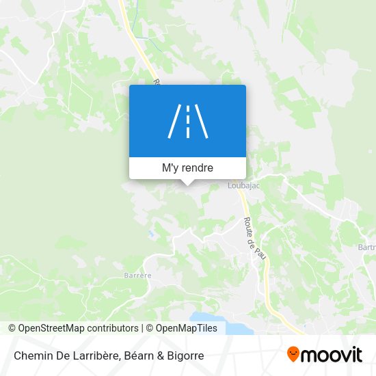 Chemin De Larribère plan