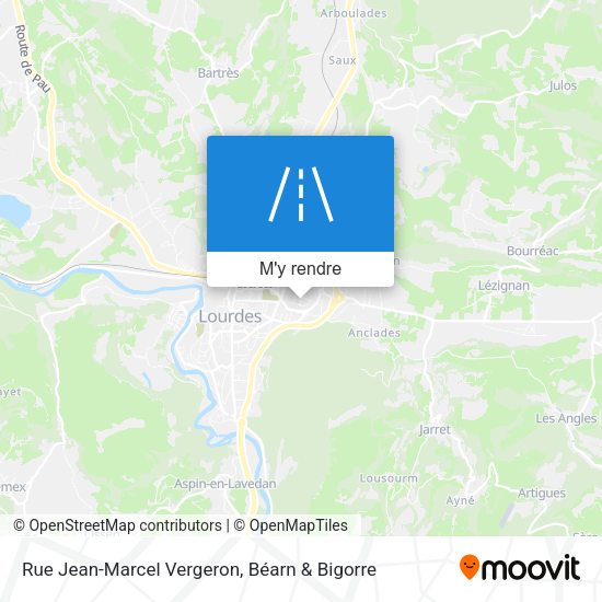 Rue Jean-Marcel Vergeron plan