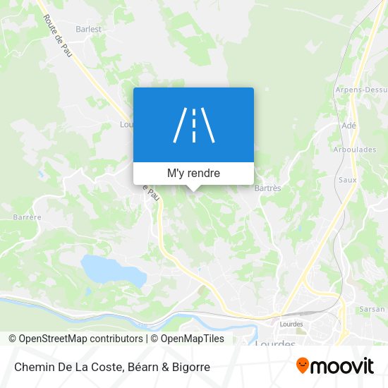 Chemin De La Coste plan
