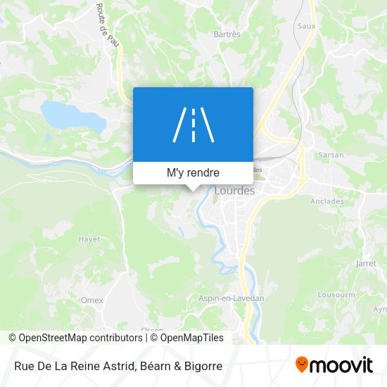 Rue De La Reine Astrid plan