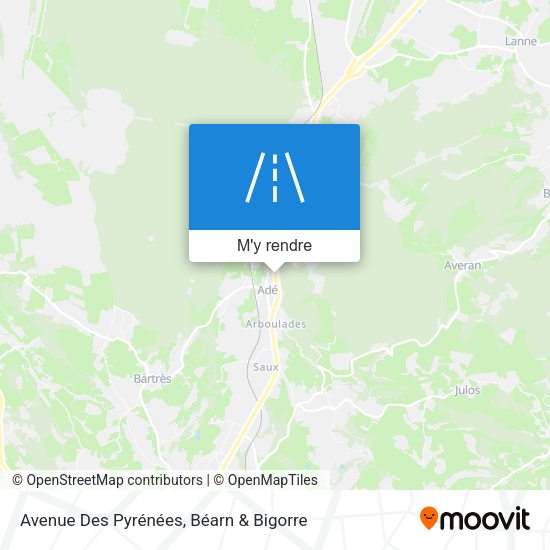 Avenue Des Pyrénées plan