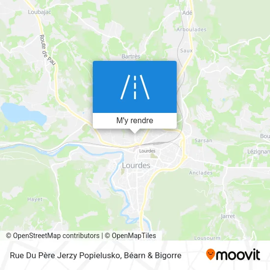 Rue Du Père Jerzy Popielusko plan