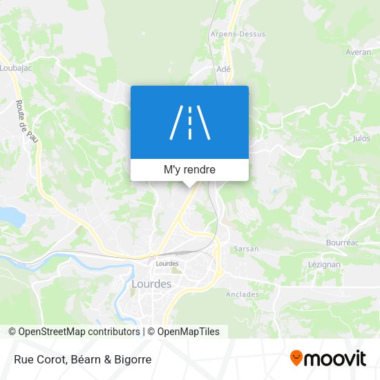 Rue Corot plan