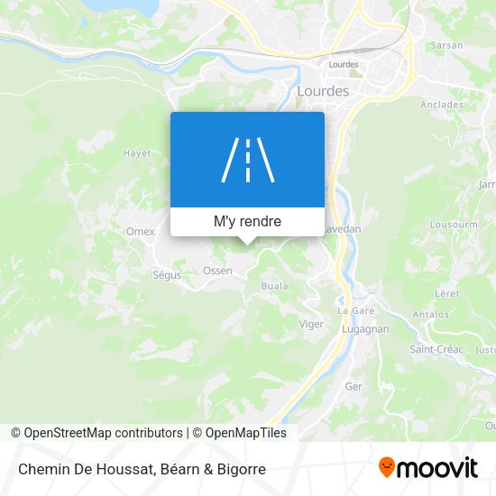 Chemin De Houssat plan