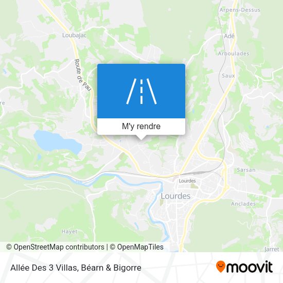 Allée Des 3 Villas plan
