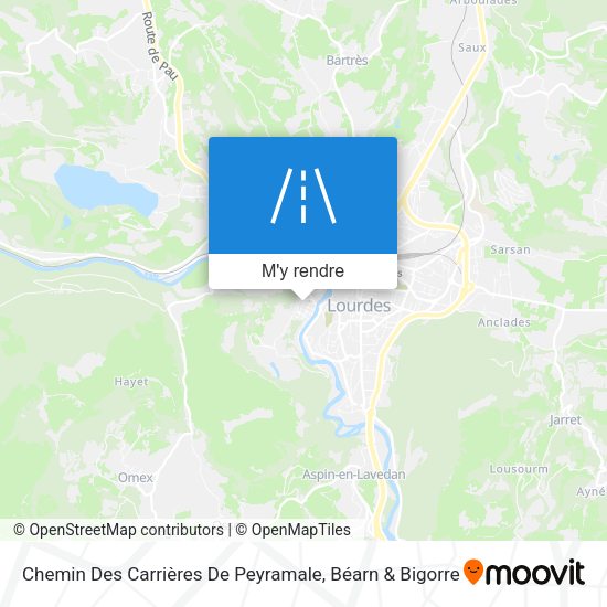 Chemin Des Carrières De Peyramale plan
