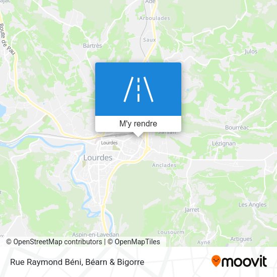 Rue Raymond Béni plan