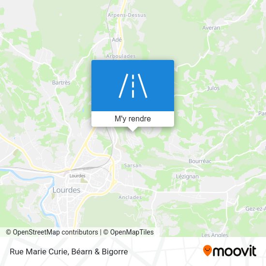 Rue Marie Curie plan