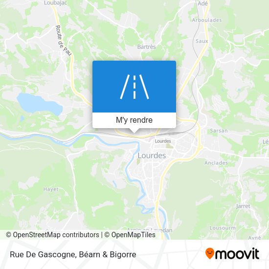 Rue De Gascogne plan