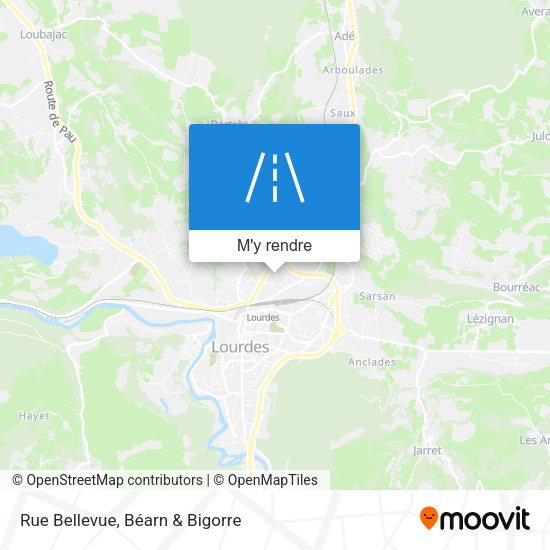 Rue Bellevue plan