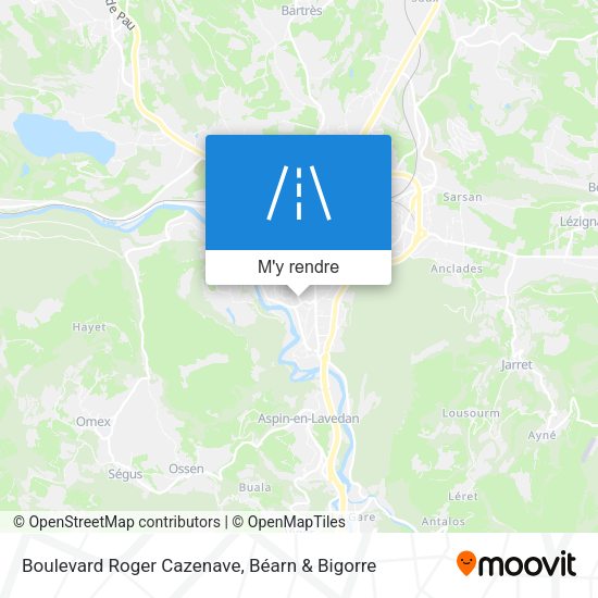 Boulevard Roger Cazenave plan