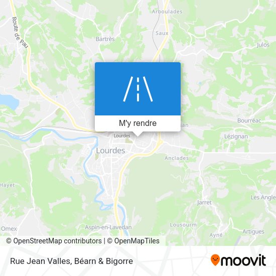 Rue Jean Valles plan
