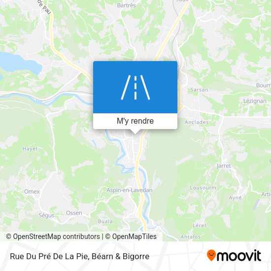 Rue Du Pré De La Pie plan