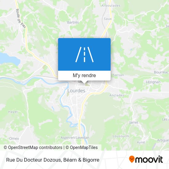 Rue Du Docteur Dozous plan
