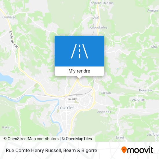 Rue Comte Henry Russell plan