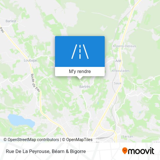 Rue De La Peyrouse plan