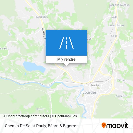 Chemin De Saint-Pauly plan
