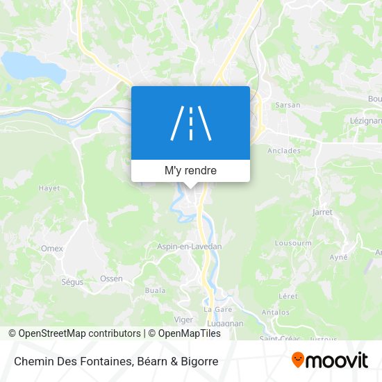 Chemin Des Fontaines plan