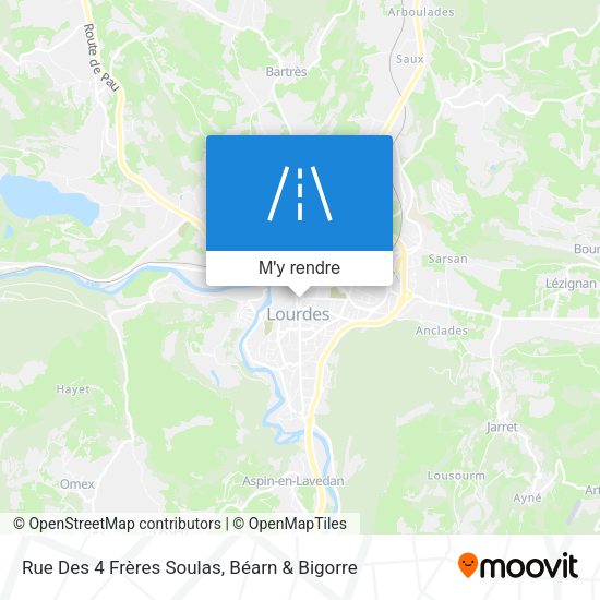 Rue Des 4 Frères Soulas plan